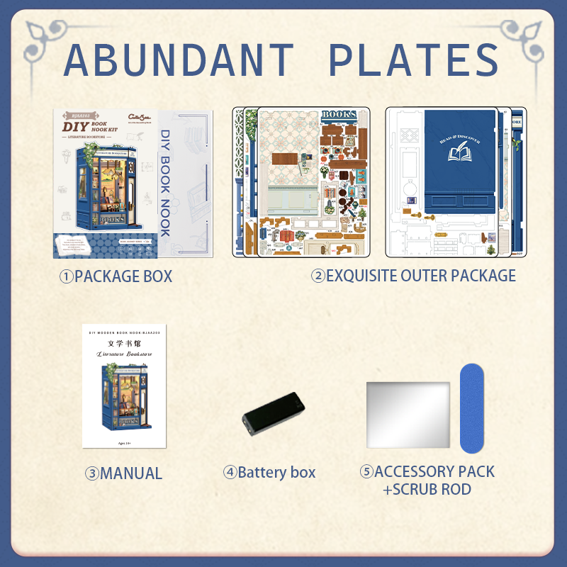 CUTEBEE Literature Bookstore - miniLoom