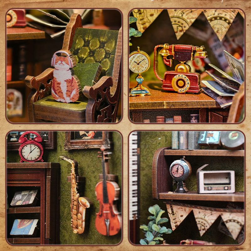 CUTEBEE Memories Music Bookshop - miniLoom