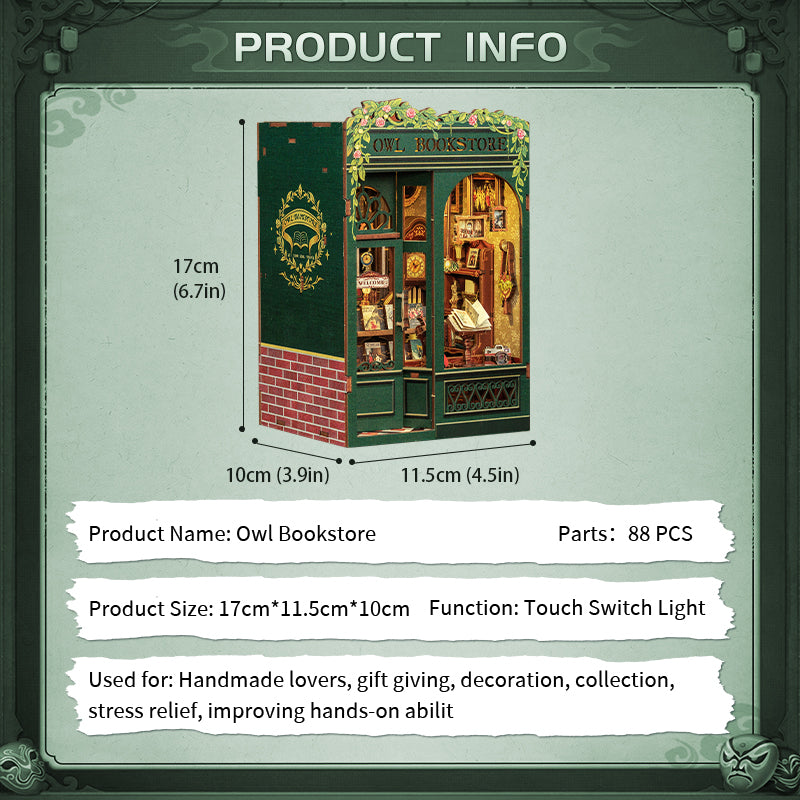 CUTEBEE Owl Bookstore - miniLoom