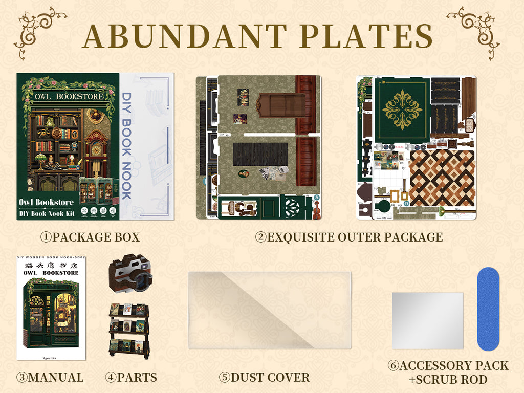 CUTEBEE Owl Bookstore - miniLoom